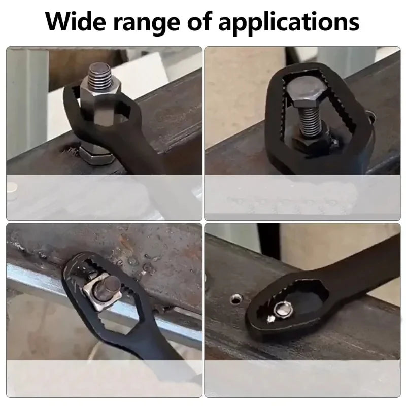 8 to 22 Black Multifunctional Double End Box Wrench