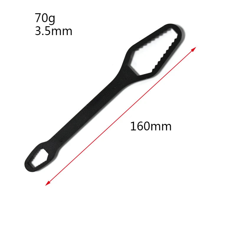 8 to 22 Black Multifunctional Double End Box Wrench