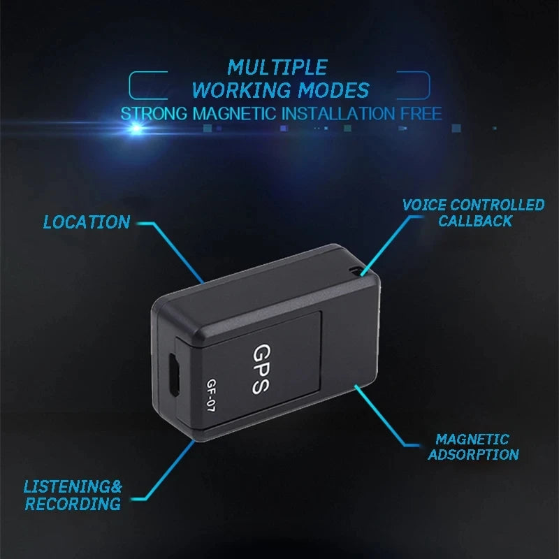 Mini GF-07 GPS Tracker Car Bike Bicycle Pets Children Real Time Tracking Positioner