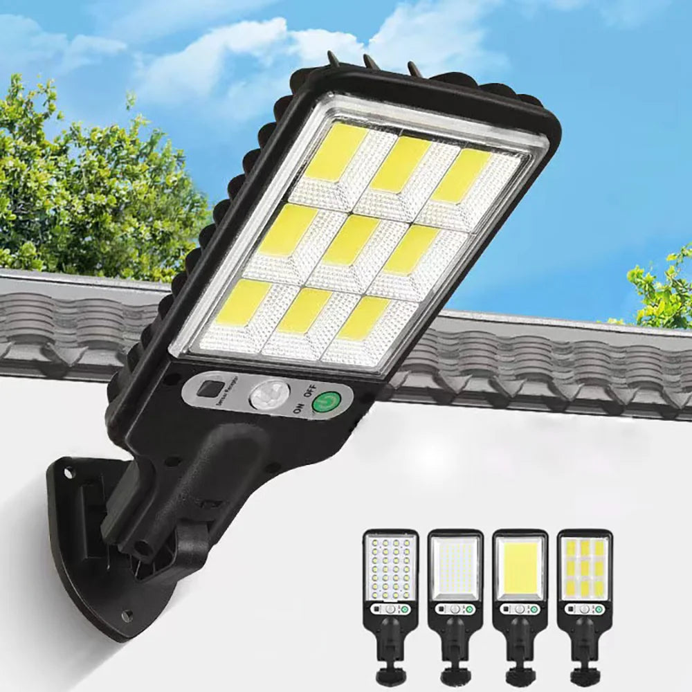 Solar Outdoor LED Wall Light with Human Body