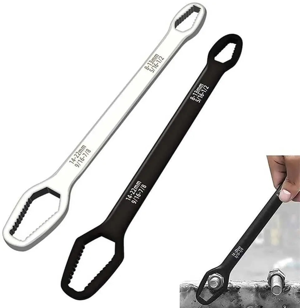 8 to 22 Black Multifunctional Double End Box Wrench