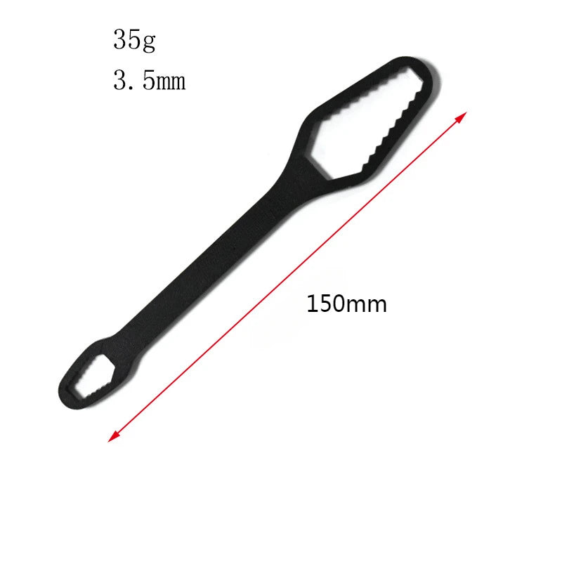 8 to 22 Black Multifunctional Double End Box Wrench