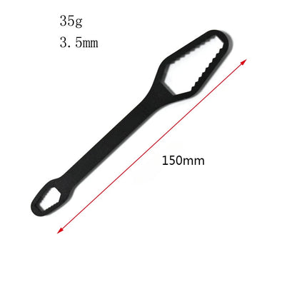 8 to 22 Black Multifunctional Double End Box Wrench